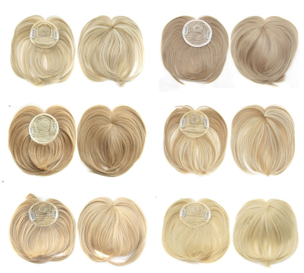 HKM-757651 Short High Temperature Silk Chemical Fiber Wig with Peach Heart Bangs for Men