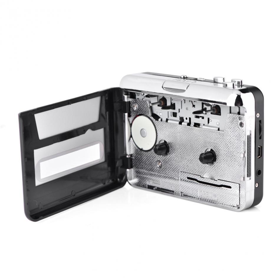 HKM-757651 USB Cassette Player and Converter for MP3 and WAV Recording with Headphone Output