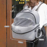 HKM-7576637 Spacious Dual-Use Pet Backpack in Various Colors for Pets Up to 15 Pounds