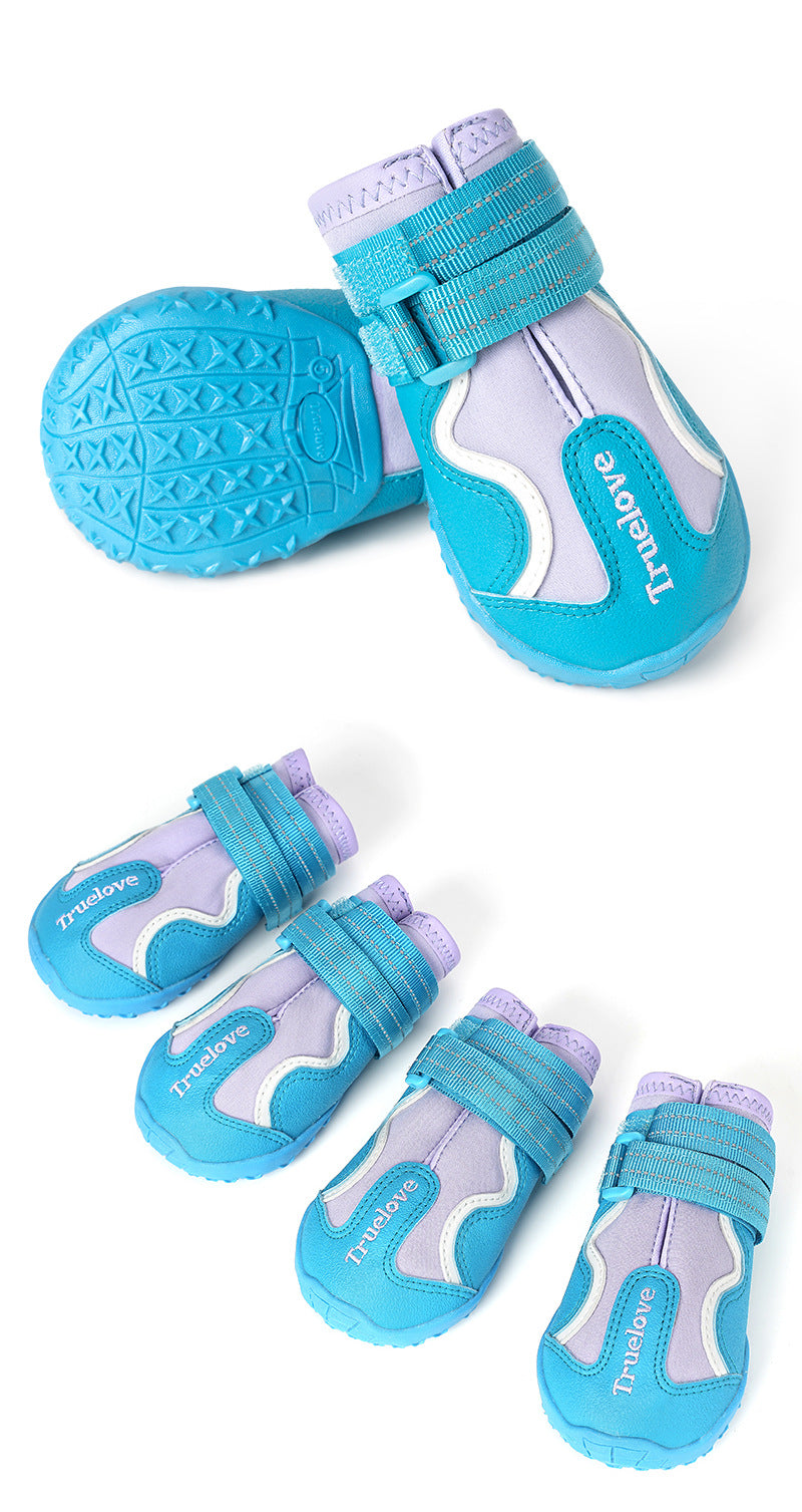 HKM-7577021 Breathable Waterproof Non-Slip Dog Shoes in Various Colors and Sizes