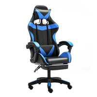 HKM-757779 Adjustable Gaming Chair in PU Leather with Nylon Base - Pink Racing Style Design