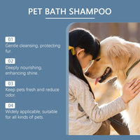 HKM-7578045 Pet Bath and Shower Gel for Cats and Dogs - Moisturizing Shampoo 100ml