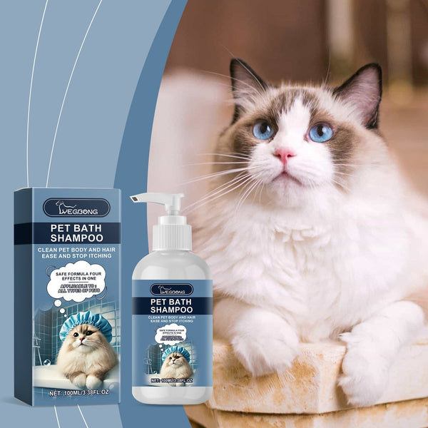 HKM-7578045 Pet Bath and Shower Gel for Cats and Dogs - Moisturizing Shampoo 100ml