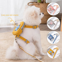 HKM-7579965 Stylish Polyester Dog Leash and Vest Harness Set in Multiple Star Colors
