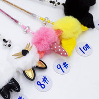 HKM-7580989 Colorful Plush Cat Toy Collection with PVC Pipe for Playful Kittens
