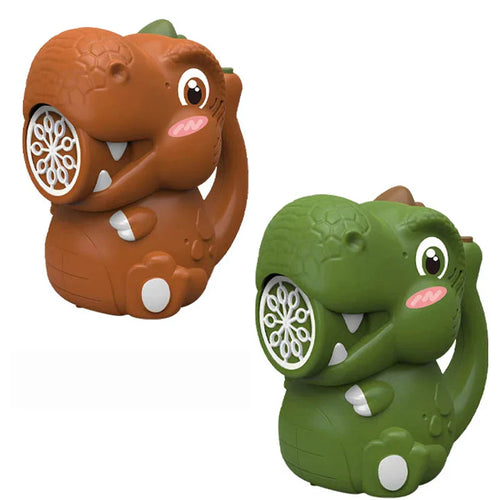 HKM-758163 Electric Dinosaur Bubble Blower - Fun Outdoor Toy for Kids 5 Years & Up