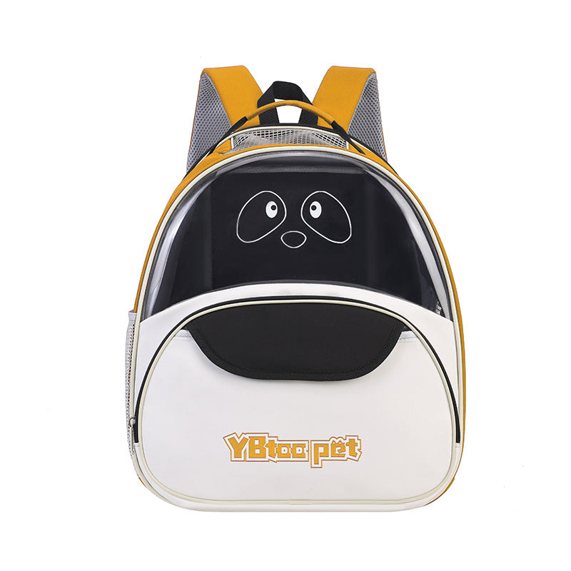 HKM-7582397 Portable Oxford Cloth Cat Backpack - Breathable Large Capacity Pet Carrier