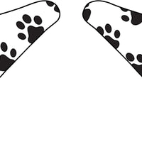 HKM-7582525 Reversible Pet Bandana in Random Patterns - Available in S, M, L Sizes, Made of Durable Polyester