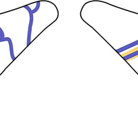 HKM-7582525 Reversible Pet Bandana in Random Patterns - Available in S, M, L Sizes, Made of Durable Polyester