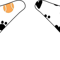 HKM-7582525 Reversible Pet Bandana in Random Patterns - Available in S, M, L Sizes, Made of Durable Polyester