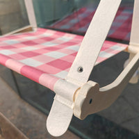 HKM-7583421 Durable Wooden Cat Window Hammock Bed with Stable Suction Cup Design
