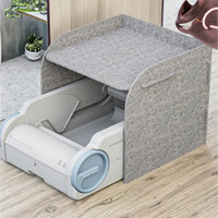 HKM-758355 Automatic Cat Litter Box with Large Capacity and Delayed Cleaning Function, Odor Control, Easy to Clean