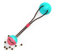 HKM-7584573 Interactive Suction Cup Tug Toy for Dogs - Chew and Teeth Cleaning Ball for Oral Hygiene