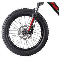 HKM-758483 20-Inch Electric Balance Bike with Removable Battery, 3-Speed Off-Road, Hydraulic Disc Brakes, 36V Motor