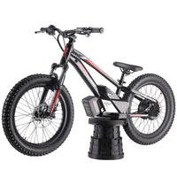 HKM-758483 20-Inch Electric Balance Bike with Removable Battery, 3-Speed Off-Road, Hydraulic Disc Brakes, 36V Motor