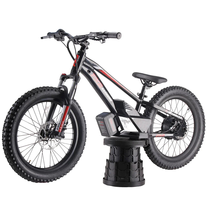 HKM-758483 20-Inch Electric Balance Bike with Removable Battery, 3-Speed Off-Road, Hydraulic Disc Brakes, 36V Motor