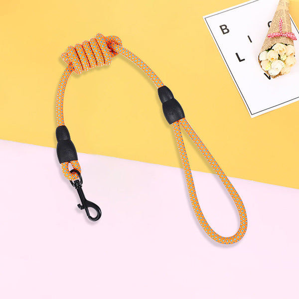 HKM-7585725 Adjustable Nylon Woven Pet Traction Rope with Chest Harness - Available in Multiple Colors