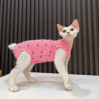 HKM-7586493 Comfortable Summer Bellyband Vest for Pets in Pink or Yellow Heart Design