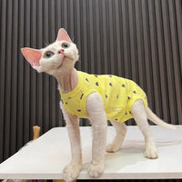 HKM-7586493 Comfortable Summer Bellyband Vest for Pets in Pink or Yellow Heart Design