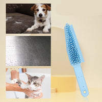 HKM-7587517 Pet Supplies Hair Removal and Bath Massage Comb for Pets