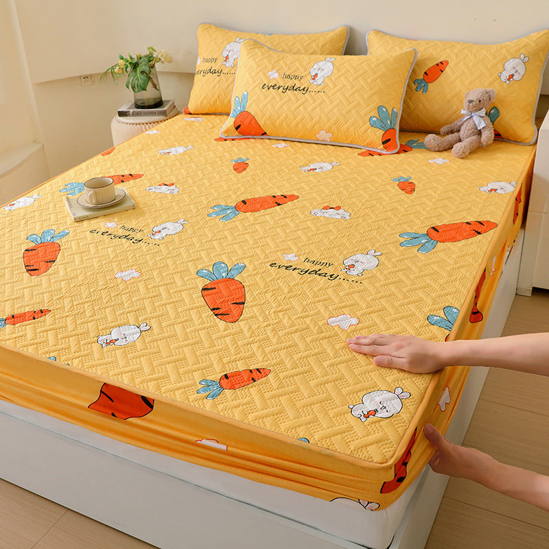 HKM-758867 Class A Waterproof Quilted Fitted Sheet for Leakage Protection - Multiple Sizes Available