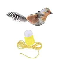 HKM-7589181 Hanging Bird Teaser Cat Toy with Plush Simulation, Multiple Colors Available