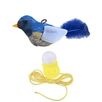 HKM-7589181 Hanging Bird Teaser Cat Toy with Plush Simulation, Multiple Colors Available