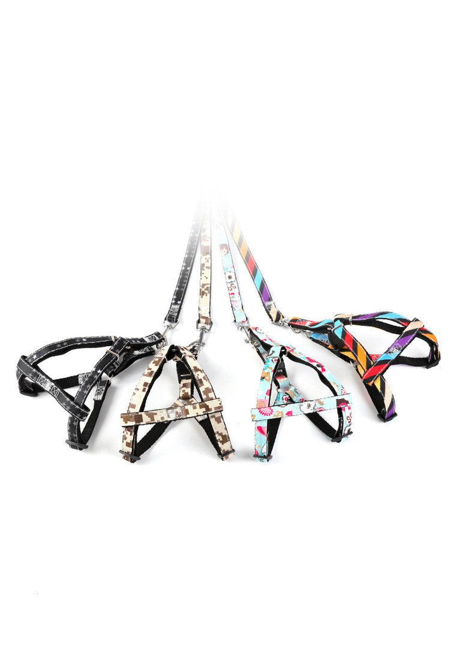 HKM-758931 Camouflage Denim Pet Leash - Available in S, M, L, XL Sizes