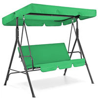 HKM-758931 Double Hammock Metal Hanging Swing Chair with Stand for Patio and Garden Use