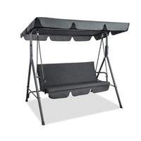 HKM-758931 Double Hammock Metal Hanging Swing Chair with Stand for Patio and Garden Use