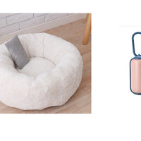 HKM-7589949 Comfortable Cloth Pet Bed and Blanket for Cats - Available in Three Sizes