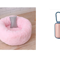 HKM-7589949 Comfortable Cloth Pet Bed and Blanket for Cats - Available in Three Sizes