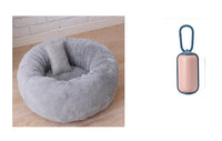 HKM-7589949 Comfortable Cloth Pet Bed and Blanket for Cats - Available in Three Sizes