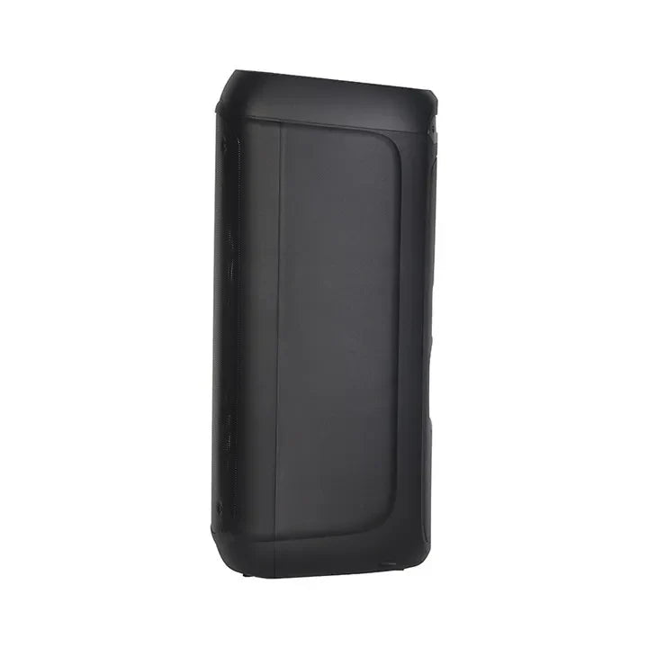 HKM-759059 Portable Dual 8 Inch Party Speaker with Powerful Bass and Wireless Functionality
