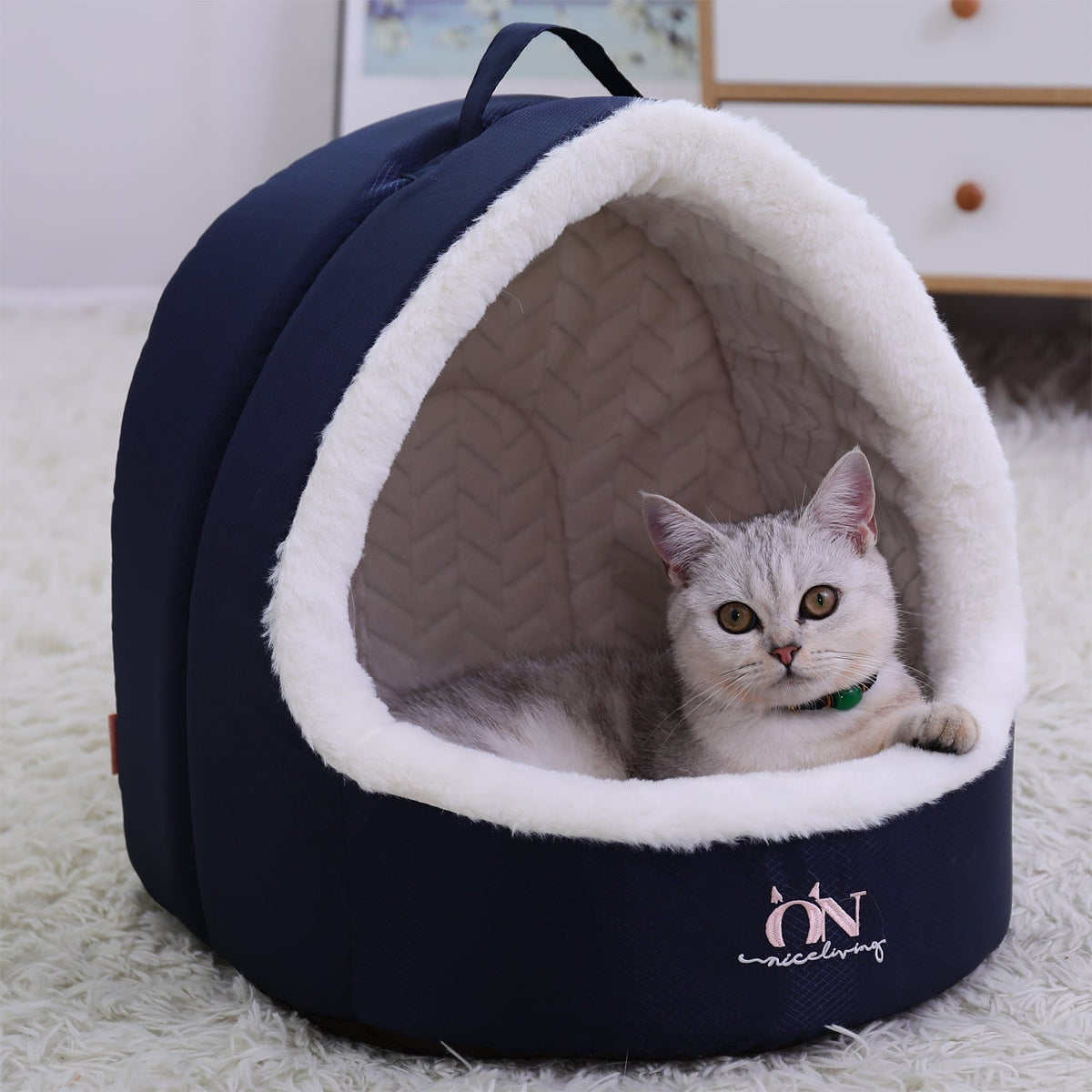 HKM-7591741 Closed Cat and Small Dog Litter Kennel - Polyester Fiber, Available in Multiple Sizes