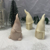 HKM-759187 3D Faceless Santa Claus Silicone Mold for Aromatherapy Candle Making and Decor