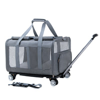 HKM-7593917 Heavy-Duty Polyester Large Pet Trolley Bag for Cats and Dogs up to 35kg