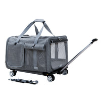 HKM-7593917 Heavy-Duty Polyester Large Pet Trolley Bag for Cats and Dogs up to 35kg