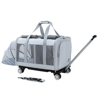 HKM-7593917 Heavy-Duty Polyester Large Pet Trolley Bag for Cats and Dogs up to 35kg