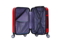 HKM-759443 3-Piece ABS + PC Luggage Set with Trolley – Stylish and Durable Travel Bags Made in Turkey