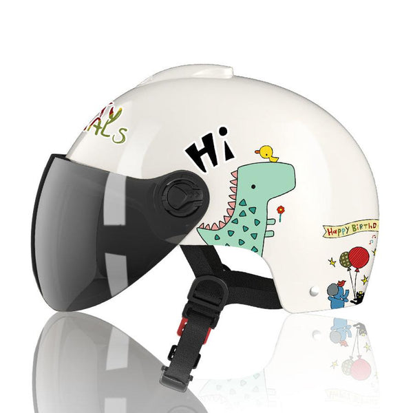 HKM-759571 Children's Electric Cartoon Battery-Powered Safety Helmet