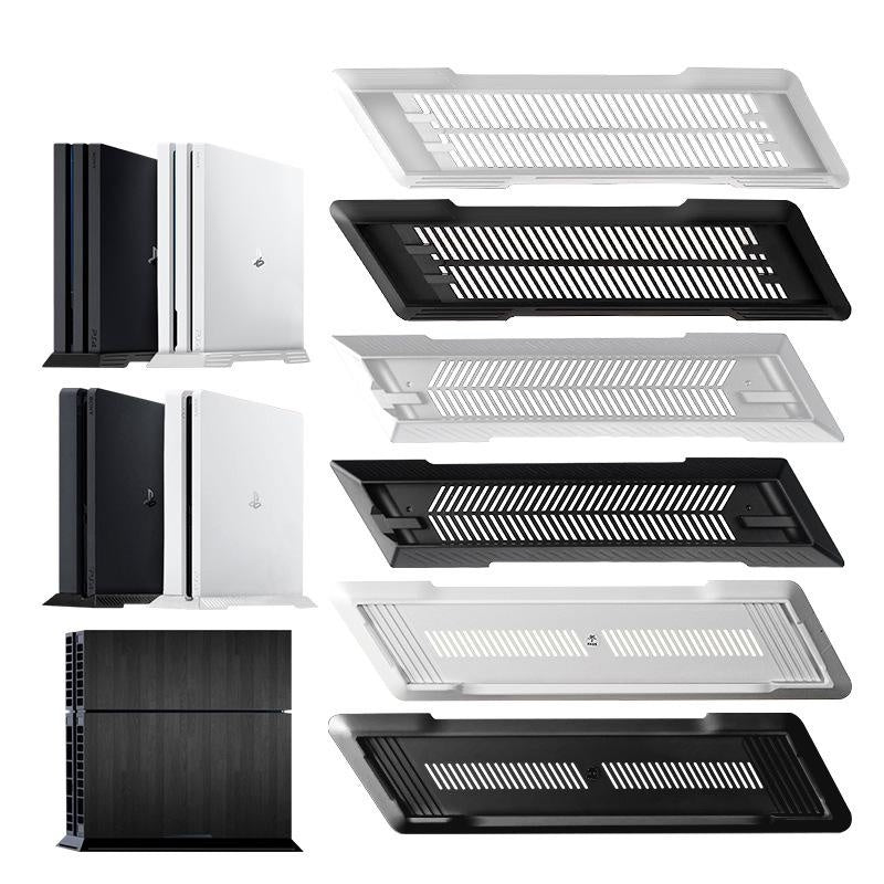 HKM-759571 PS4 Slim Console Bracket for PS4/PS4 Pro - Durable ABS Material with USB Interface