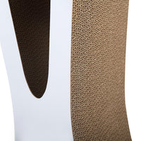 HKM-7597629 Corrugated Cardboard Cat Scratch Board with Catnip - Space for Stretching and Playing