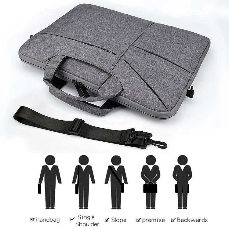HKM-759763 Waterproof Laptop Messenger Bag for 13 to 15.6 Inch Computers - Stylish and Functional Sleeve Cover
