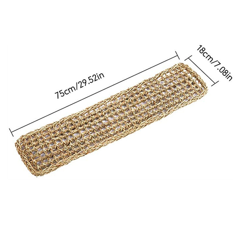 HKM-7598269 Reptile Crawling Mat and Lizard Relaxation Straw Mattress for Bearded Dragons and Geckos
