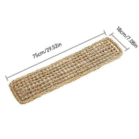 HKM-7598269 Reptile Crawling Mat and Lizard Relaxation Straw Mattress for Bearded Dragons and Geckos