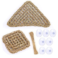 HKM-7598269 Reptile Crawling Mat and Lizard Relaxation Straw Mattress for Bearded Dragons and Geckos