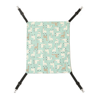 HKM-7599037 Cozy Cotton and Linen Pet Hammock Nest - Removable and Washable, Size S/M/L