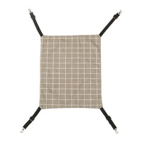 HKM-7599037 Cozy Cotton and Linen Pet Hammock Nest - Removable and Washable, Size S/M/L
