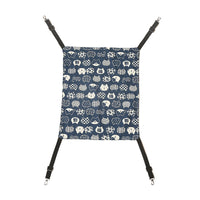 HKM-7599037 Cozy Cotton and Linen Pet Hammock Nest - Removable and Washable, Size S/M/L